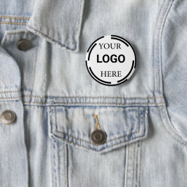 ロゴビジネスモダンミニマルデザイン 缶バッジ