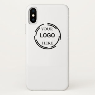 ロゴビジネスモダンミニマルデザイン iPhone X ケース