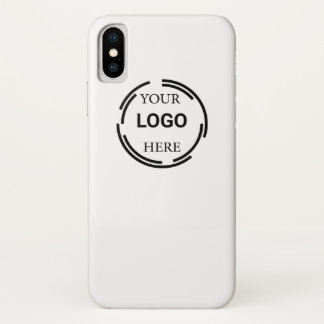 ロゴビジネスモダンミニマルデザイン iPhone X ケース