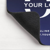 ロゴビジネス企業のカンパニーNavy Blue マウスパッド (コーナー)