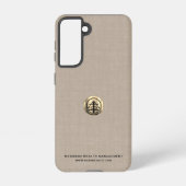 ロゴビジネス企業の会社 SAMSUNG GALAXYケース (裏面)