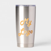 ロゴビジネス企業の 保温保冷タンブラー (背面)