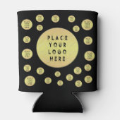 ロゴビジネス会社のブランディングカスタム 缶クーラー (裏面)