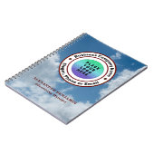 ロゴビジネス会社のプロフェッショナルのパーソナライズ ノートブック (左側)