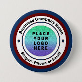 ロゴビジネス会社のプロモーションカスタム 缶バッジ (正面)