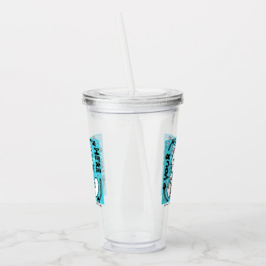 ロゴビジネス会社のプロモーション再充填可能 アクリルタンブラー (左)