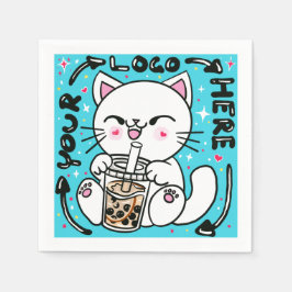 ロゴビジネス会社ブランド スタンダードカクテルナプキン