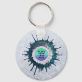 ロゴビジネス会社マーケティングブランディングカスタム キーホルダー (正面)