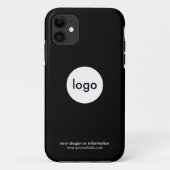 ロゴビジネス会社ミニマルシンプルリスト Case-Mate iPhoneケース (裏面)