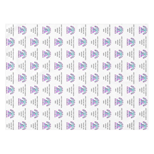 ロゴビジネス教会の商品を追加 テーブルクロス (正面(横))