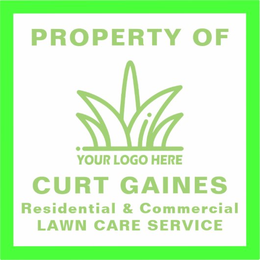 ロゴビジネス |ローンサー気にビスプロパティ シール (正面)