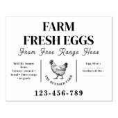 ロゴビジネス |農家エッグカートン ラバースタンプ (インプリント)