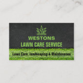 ロゴビジネス | Lawncare Serviceソーシャルメディア 名刺 (正面)