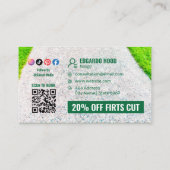 ロゴビジネス | Lawncare Serviceソーシャルメディア 名刺 (裏面)