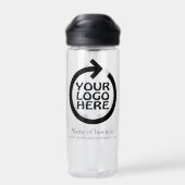ロゴビジパーソナライズされたネス ウォーターボトル (背面)