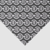 ロゴビジパーソナライズされたネス 薄葉紙 (詳細)