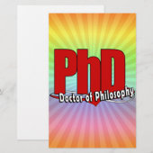 ロゴビッグレッド博士の哲学 便箋 (正面/裏面)