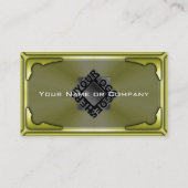 ロゴフェイク付きハイテク金属カードバージョン3 名刺 (裏面)