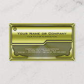 ロゴフェイク付きハイテク金属カードバージョン3 名刺 (正面)