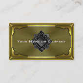 ロゴフェイク付きハイテク金属カードバージョン3 名刺 (裏面)