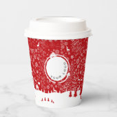ロゴフェスティバルクリスマスカンパニー 紙コップ (正面)