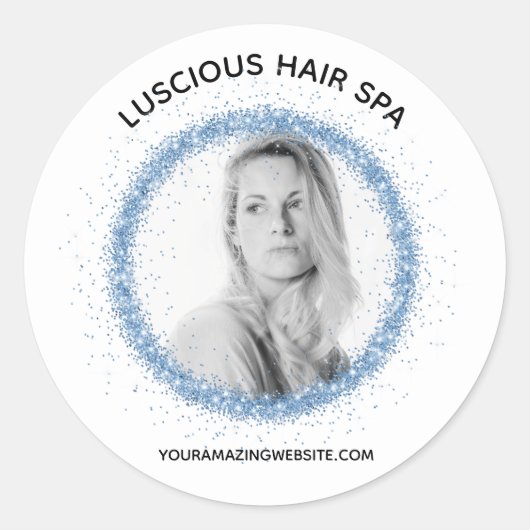 *~*ロゴフォトアップロード製品ラベルエンベロープシール ラウンドシール (正面)