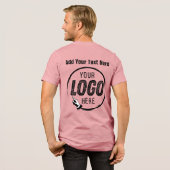 ロゴフォトイメージの追加写真パーソナライズされたギフト トライブレンドTシャツ (フル背面)