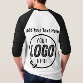 ロゴフォトイメージの追加写真パーソナライズされたギフト Tシャツ