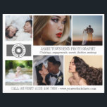 ロゴフォトコラージュプロフェッショナル写真家QR チラシ<br><div class="desc">マーケティングの写真、ロゴ、情パーソナライズされた報、文字、QRコードを含む連絡プロフェッショナルフォトグラファーのためのカスタムフライヤー。プロフェッショナルフォトグラファーのflyerあなたのビジネスパーソナライズされたを促進する6つの写真と一緒にあなたのロゴ、ビジネス名、タグライン、および情報と一緒に連絡の。背面に、あなたのロゴ、QRコードとソーシャルメディア、情報連絡、および潜在的な顧客のための詳細な情報を追加する。写真マーケティングのフライヤーと写真コラージュを使用して、あなたの作品を展示エレガントし、灰色のフォントは時代を超越した外観。</div>