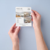 ロゴフォトミニマルビジネスマーケティング チラシ (手)