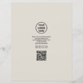 ロゴフォトQRニュートラルマーケティング事業 チラシ (裏面)