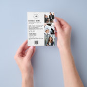 ロゴフォトQRホワイトプロフェッショナル事業 チラシ (手)