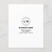 ロゴフォトQRホワイトプロフェッショナル事業 チラシ (裏面)