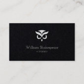 ロゴフクロウ鳥 名刺 (正面)