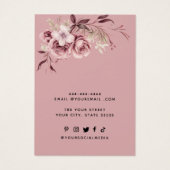 ロゴフローラネックレスイヤリングディスプレイカードの追加 (裏面)