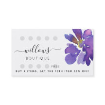 ロゴフローラパンチカード