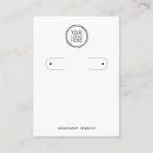 ロゴフープのイヤリング表示カードの追加 コーリングカード (正面)