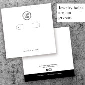 ロゴフープのイヤリング表示カードの追加 コーリングカード