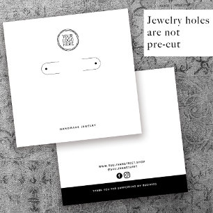 ロゴフープのイヤリング表示カードの追加 コーリングカード