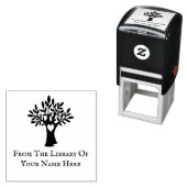ロゴブックプレートカスタムライブラリのブックスタンプ セルフインキングスタンプ (インサイチュ)