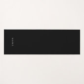 ロゴブラックネーム会社プロモーションインスタグラム ヨガマット (正面(横))