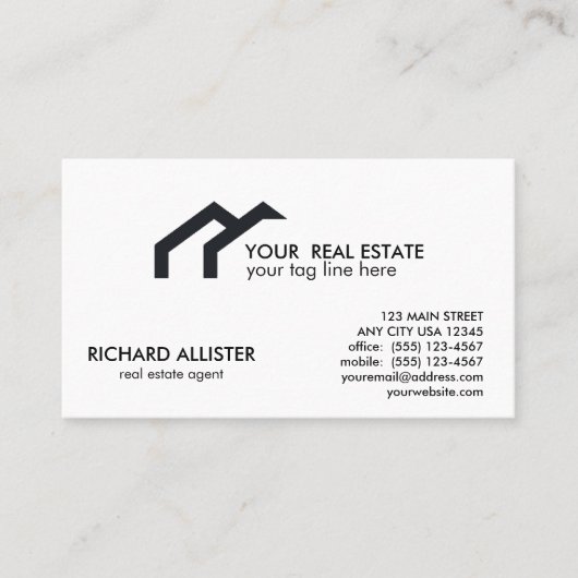 ロゴブラックハウス実在エステートエージェントプロフェッショナル 紹介カード (正面)