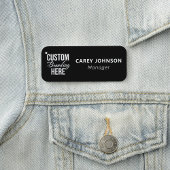 ロゴブラック磁気 名札