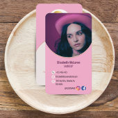 ロゴブランディングモダンメイクアップアーティスト名刺 名刺