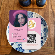 ロゴブランディングモダンメイクアップアーティスト名刺