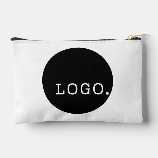 ロゴブランドの顧客ギフトマーケティングマーチメイクアップ アクセサリーポーチ (裏面)