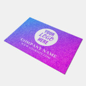 ロゴブランドビジネス会社 ドアマット (アングル)