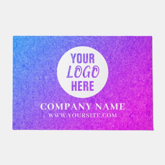 ロゴブランドビジネス会社 ドアマット (正面)