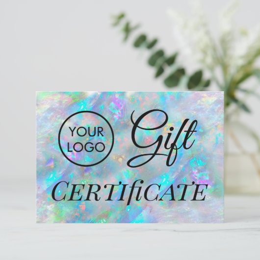 ロゴブルーopalギフト券 (スタンド正面)