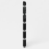 ロゴプリントの電話ケース iPhoneケース (左側)